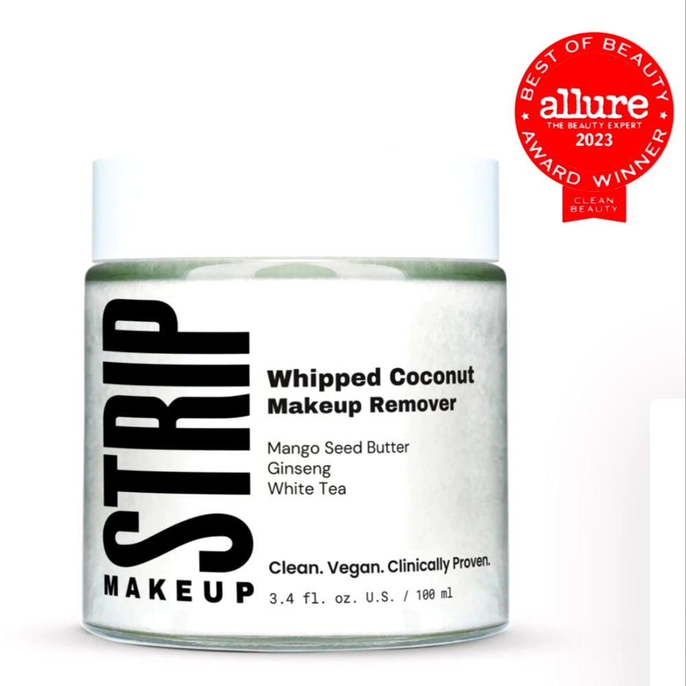 Strip Makeup Whipped Coconut Makeup Remover Double Cleanser